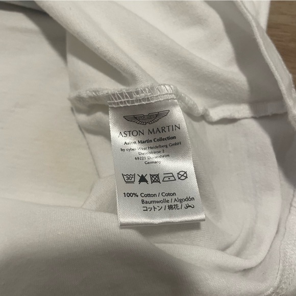 Aston Martin shirt Abu Dhabi F1 T shirt men’s Large white - Picture 8 of 11